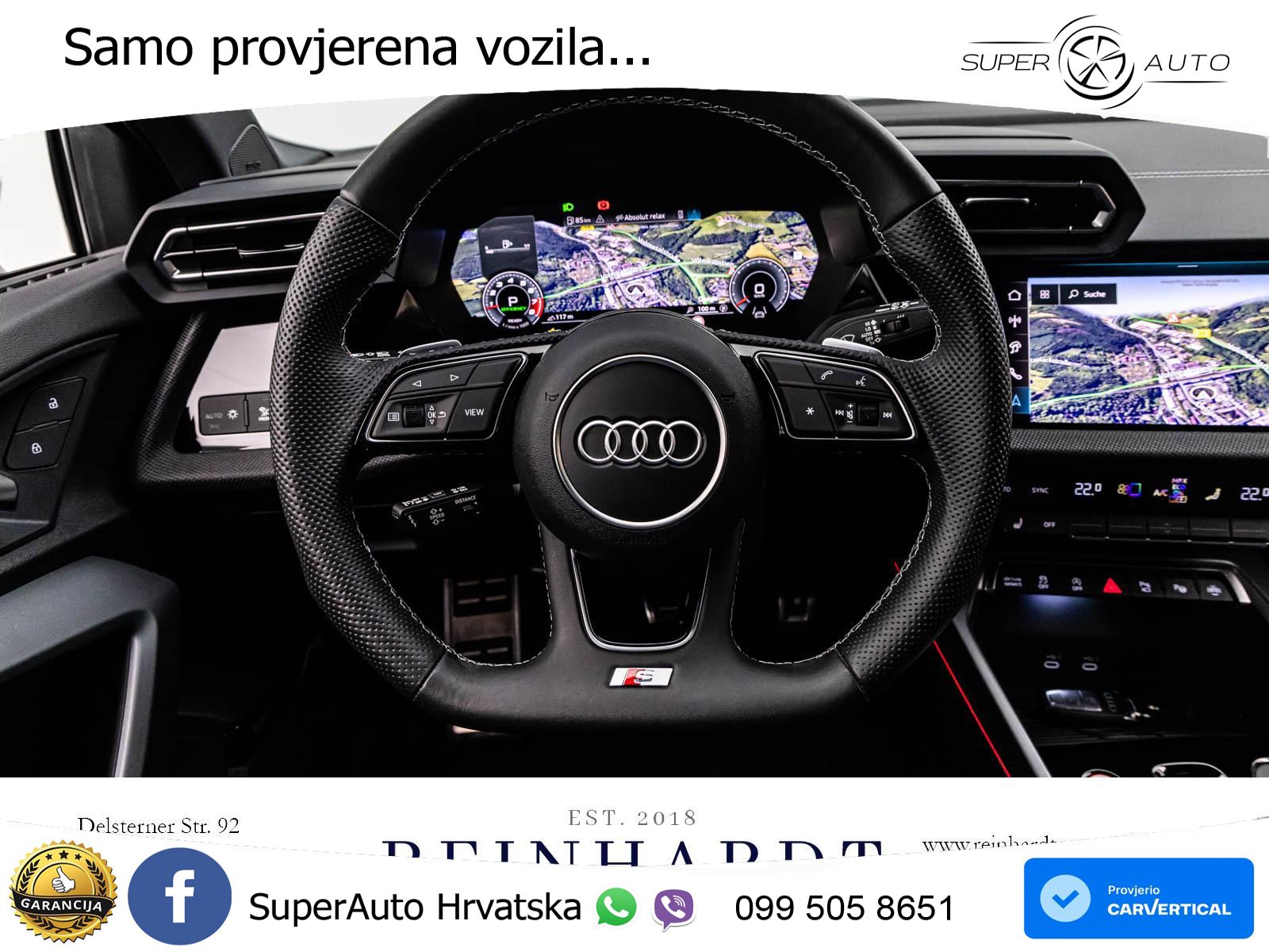 Audi S3 2.0 TFSI (333 KS) quattro S tronic MATRIX+GR SJED+KAM