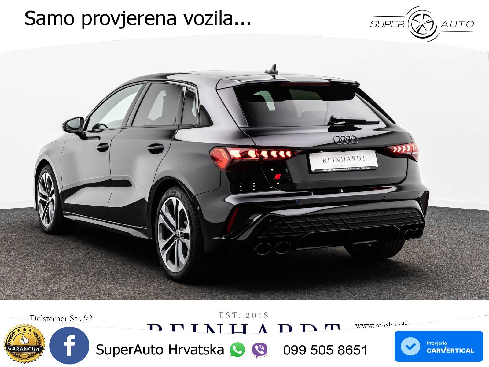 Audi S3 2.0 TFSI (333 KS) quattro S tronic MATRIX+GR SJED+KAM