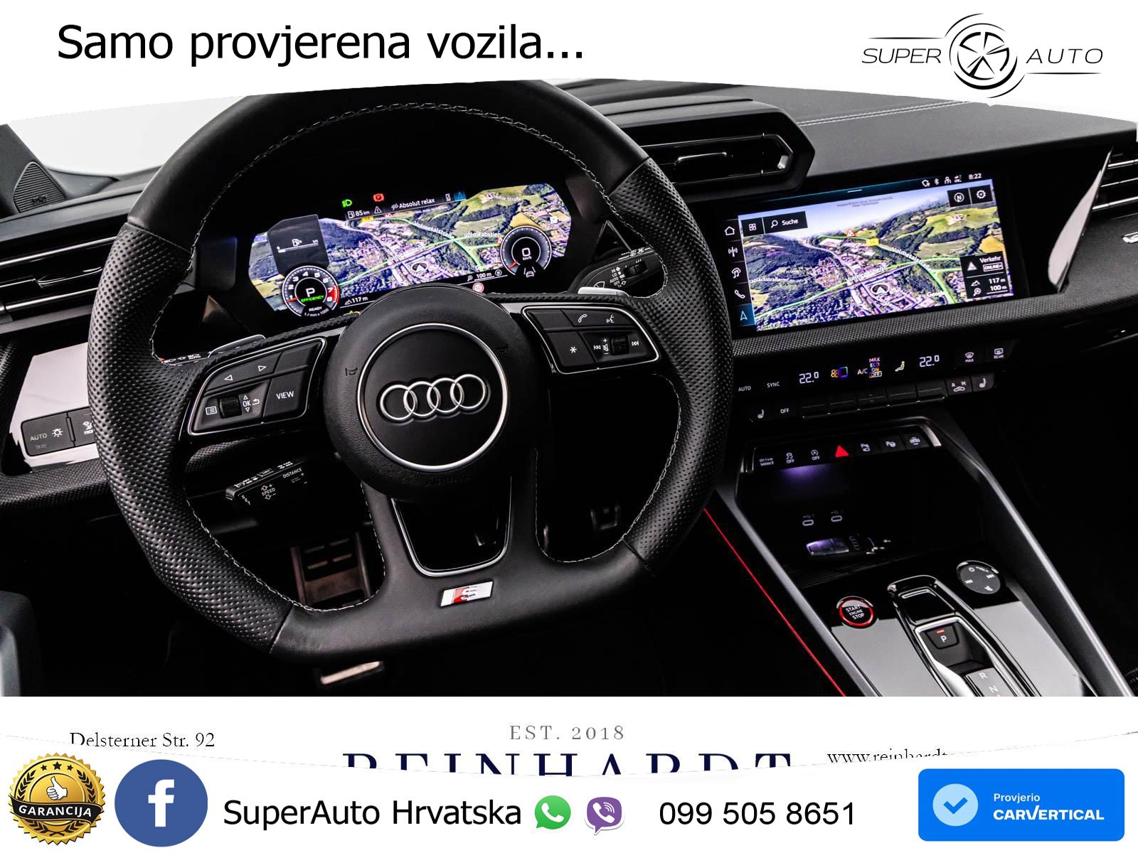 Audi S3 2.0 TFSI (333 KS) quattro S tronic MATRIX+GR SJED+KAM