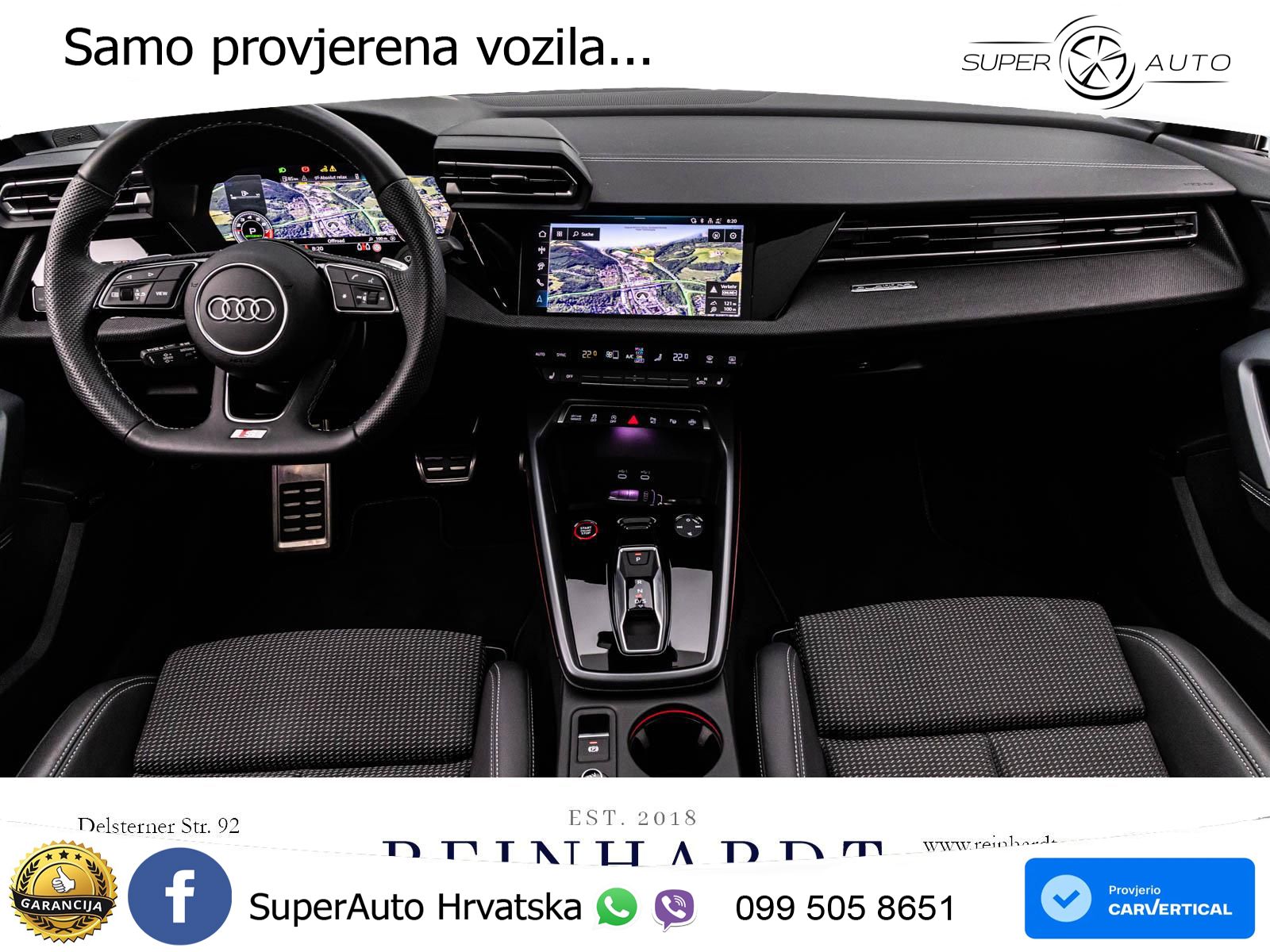 Audi S3 2.0 TFSI (333 KS) quattro S tronic MATRIX+GR SJED+KAM