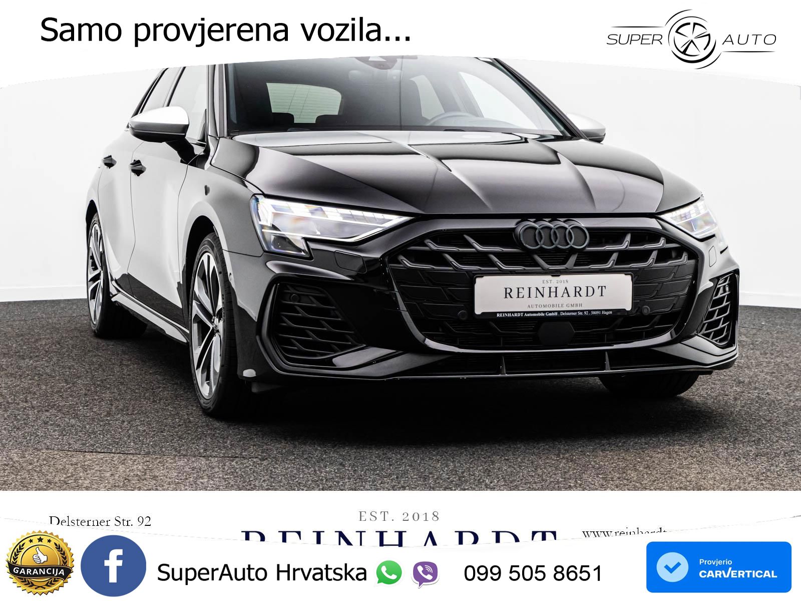 Audi S3 2.0 TFSI (333 KS) quattro S tronic MATRIX+GR SJED+KAM