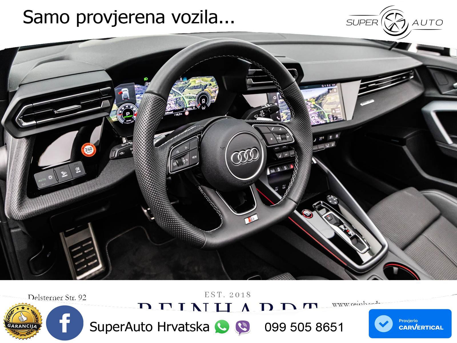 Audi S3 2.0 TFSI (333 KS) quattro S tronic MATRIX+GR SJED+KAM