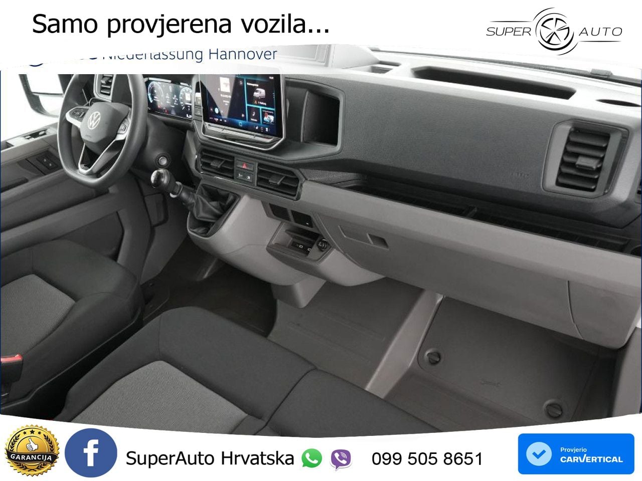 Volkswagen Crafter Kasten 35 MR AHK Park Assist Rear View 140 KS