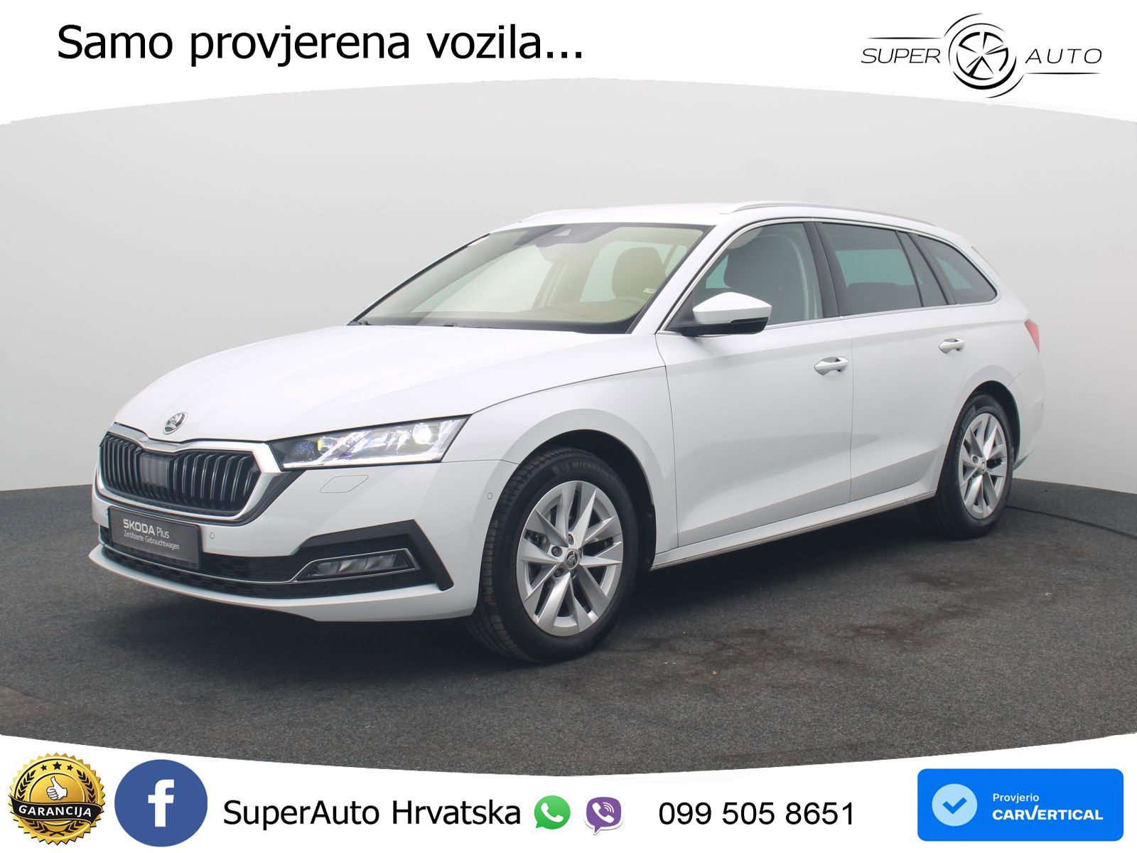 Škoda Octavia Combi 2.0 TDI (150 KS) DSG LED+GR SJED+ACC