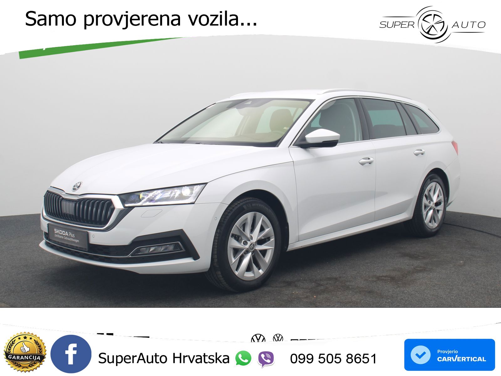Škoda Octavia Combi 2.0 TDI (150 KS) DSG LED+GR SJED+ACC