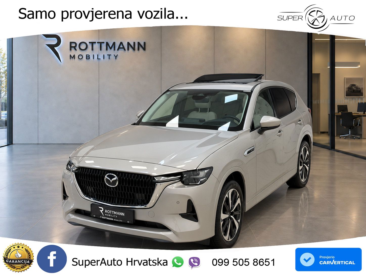 Mazda CX-60 3.3 e-Skyactiv D (254 KS) AWD Automatic LED+GR SJED+ACC