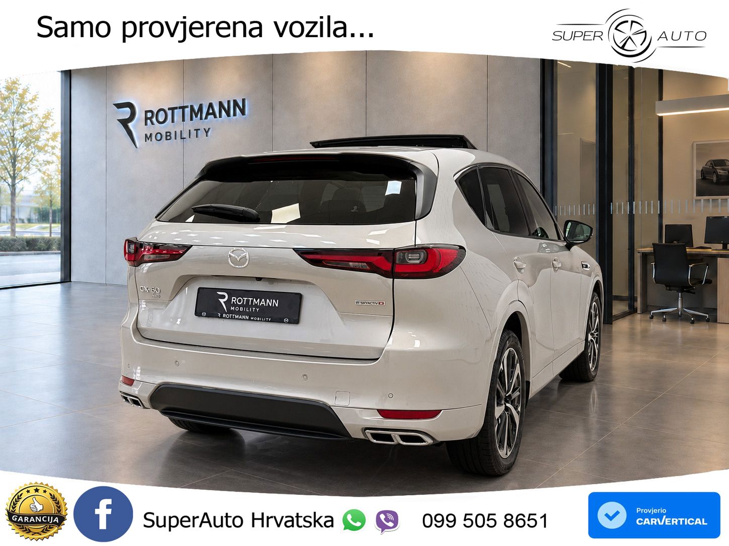 Mazda CX-60 3.3 e-Skyactiv D (254 KS) AWD Automatic LED+GR SJED+ACC