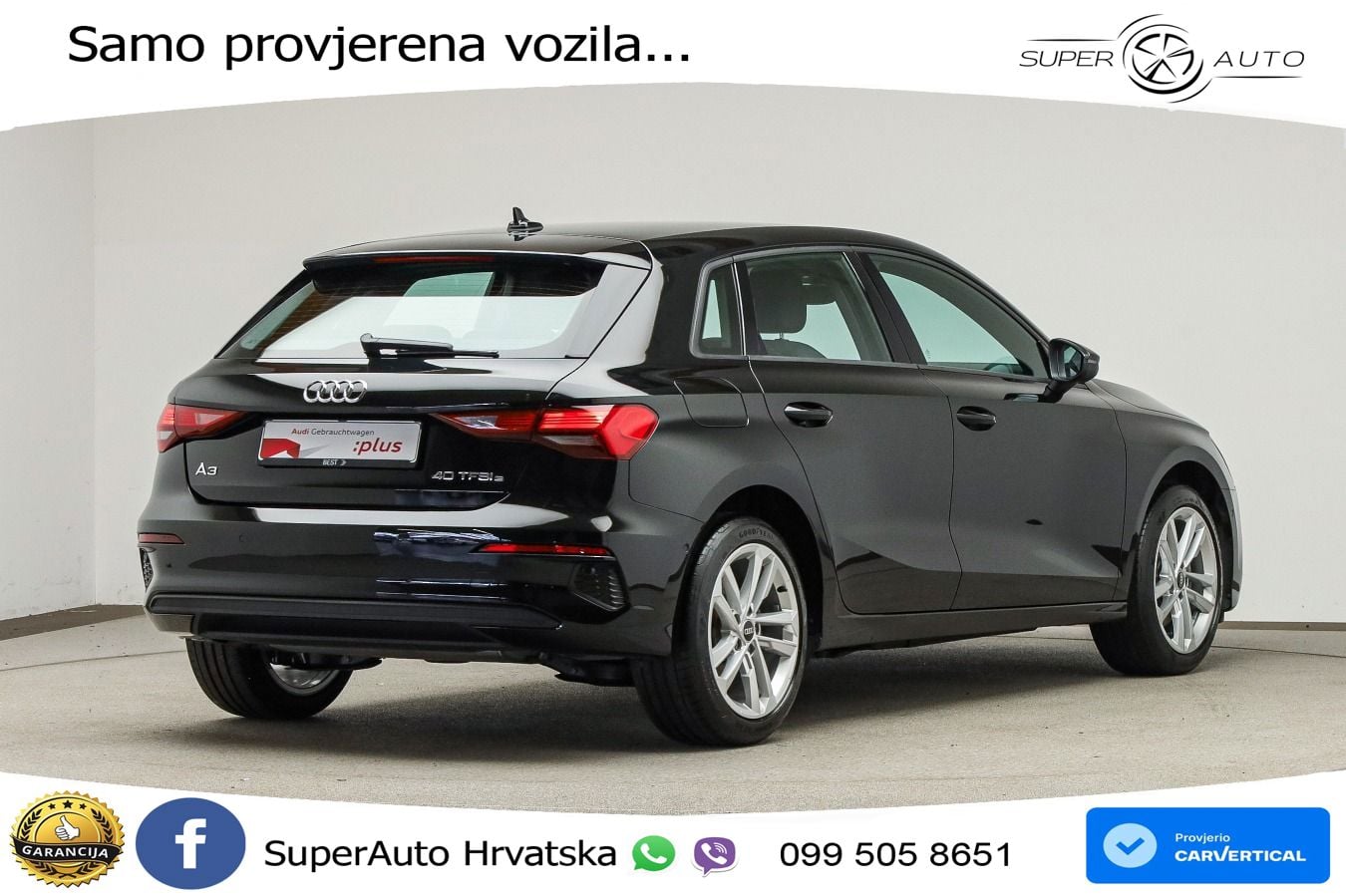 Audi A3 40 TFSIe (204 KS) S tronic LED+GR SJED+ACC