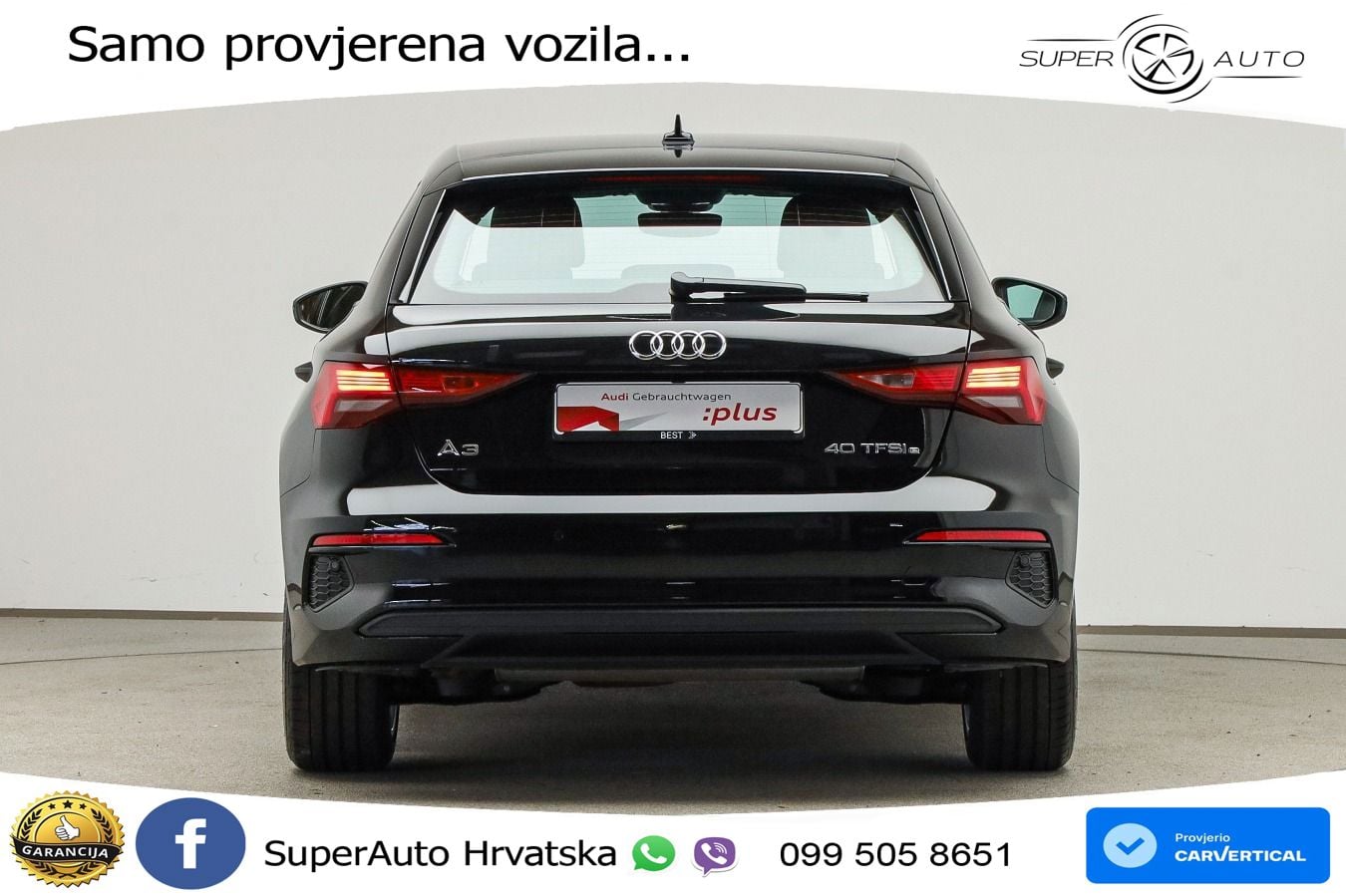 Audi A3 40 TFSIe (204 KS) S tronic LED+GR SJED+ACC