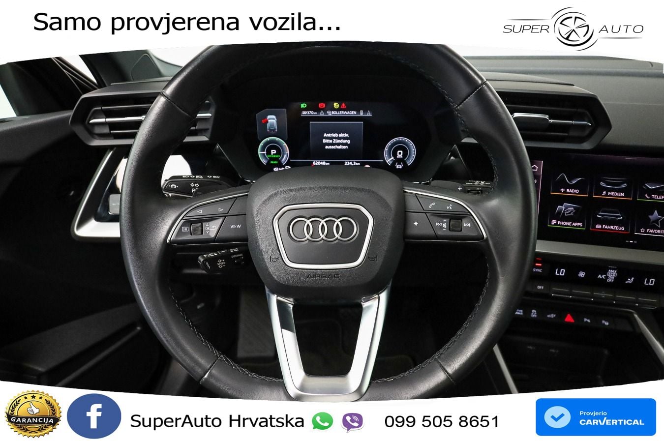 Audi A3 40 TFSIe (204 KS) S tronic LED+GR SJED+ACC