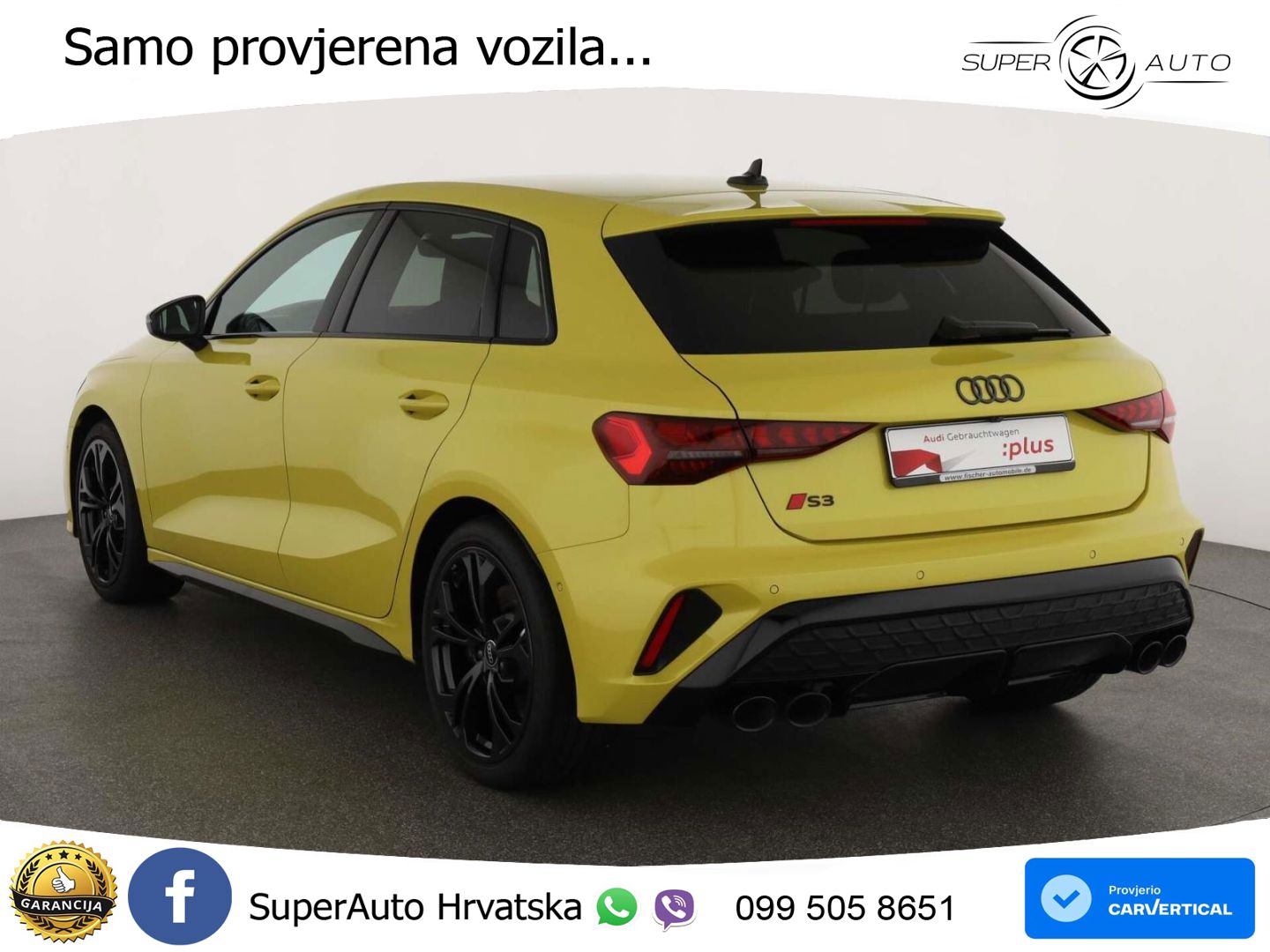 Audi S3 2.0 TFSI (333 KS) quattro S tronic LED+GR SJED+ACC