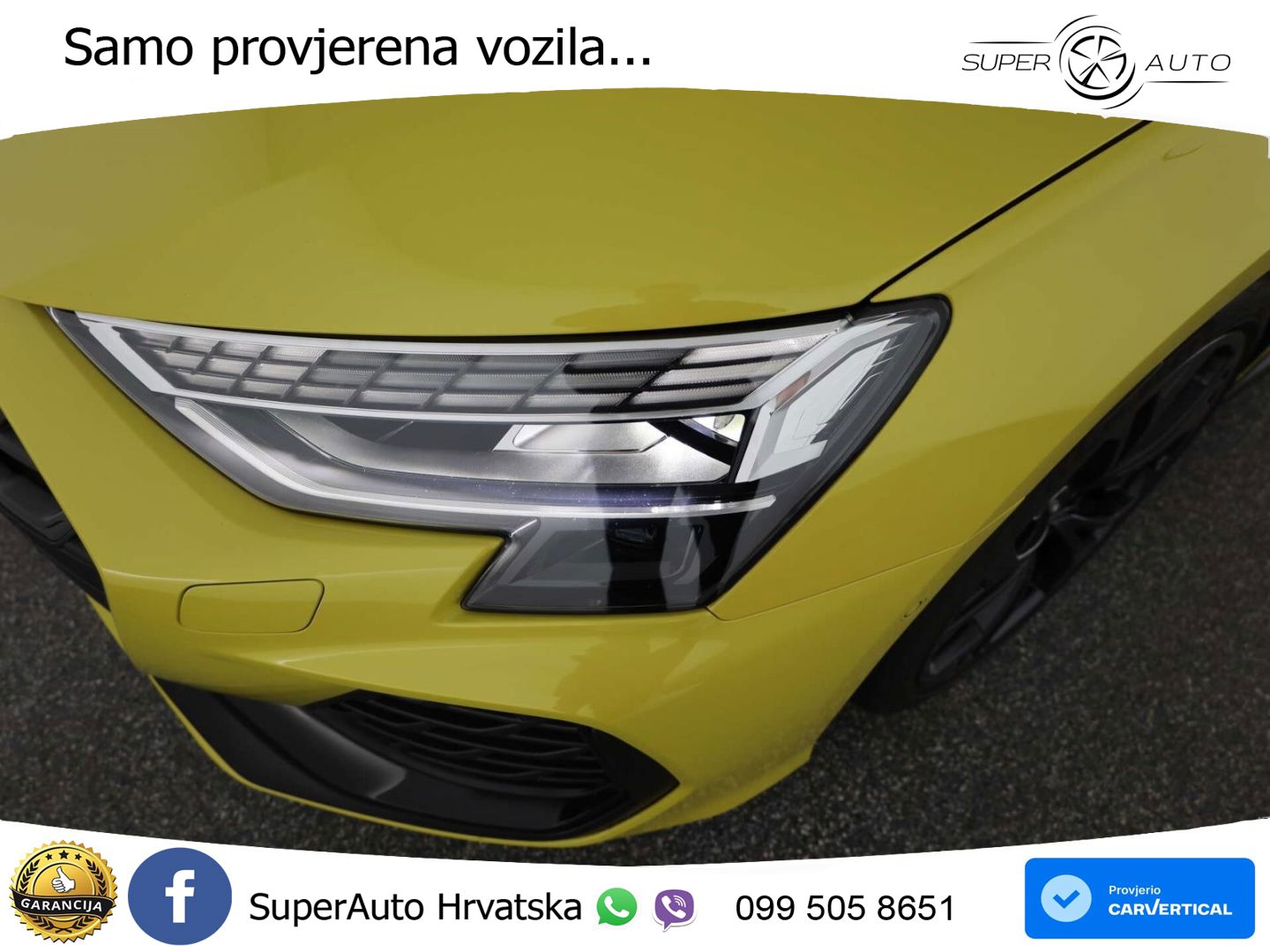 Audi S3 2.0 TFSI (333 KS) quattro S tronic LED+GR SJED+ACC