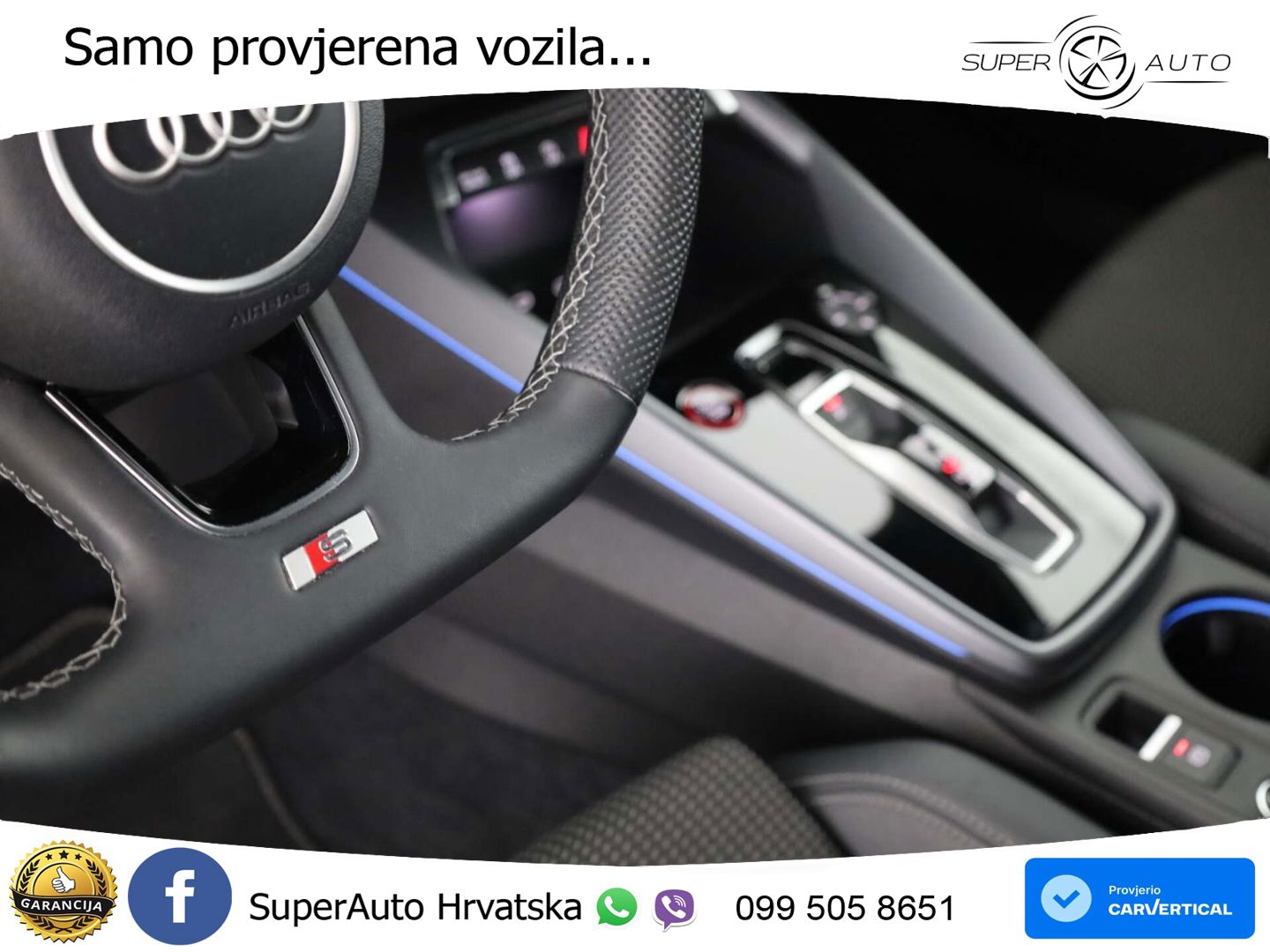 Audi S3 2.0 TFSI (333 KS) quattro S tronic LED+GR SJED+ACC