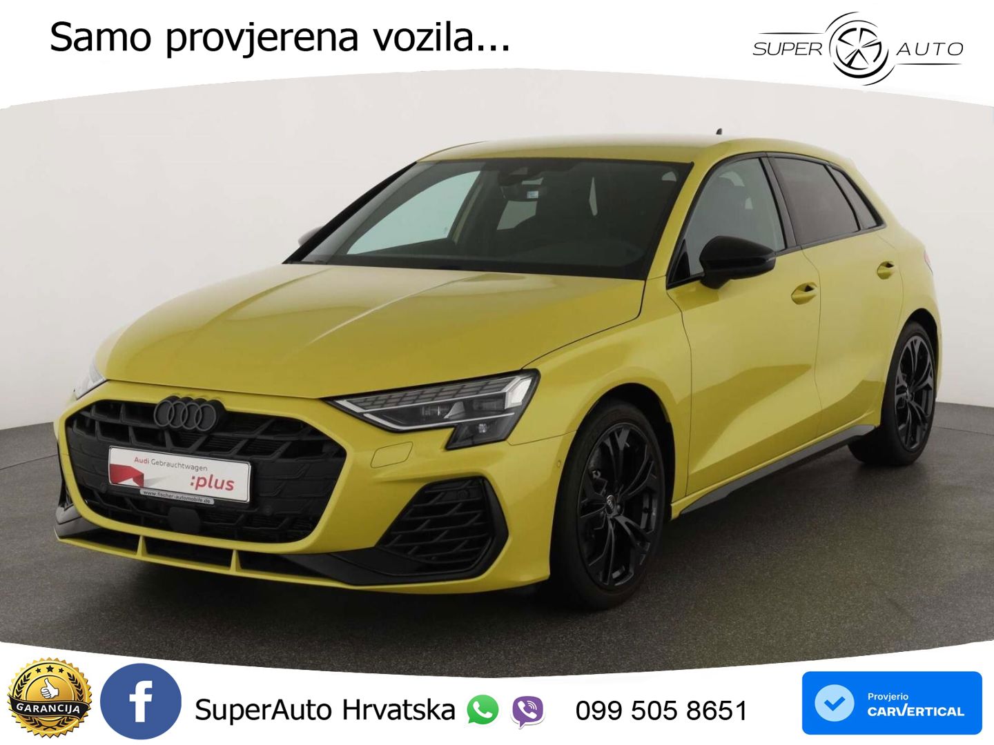 Audi S3 2.0 TFSI (333 KS) quattro S tronic LED+GR SJED+ACC