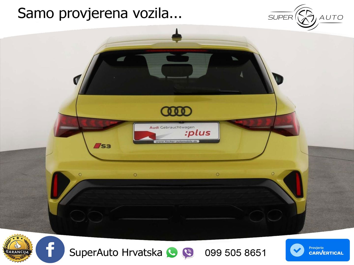 Audi S3 2.0 TFSI (333 KS) quattro S tronic LED+GR SJED+ACC