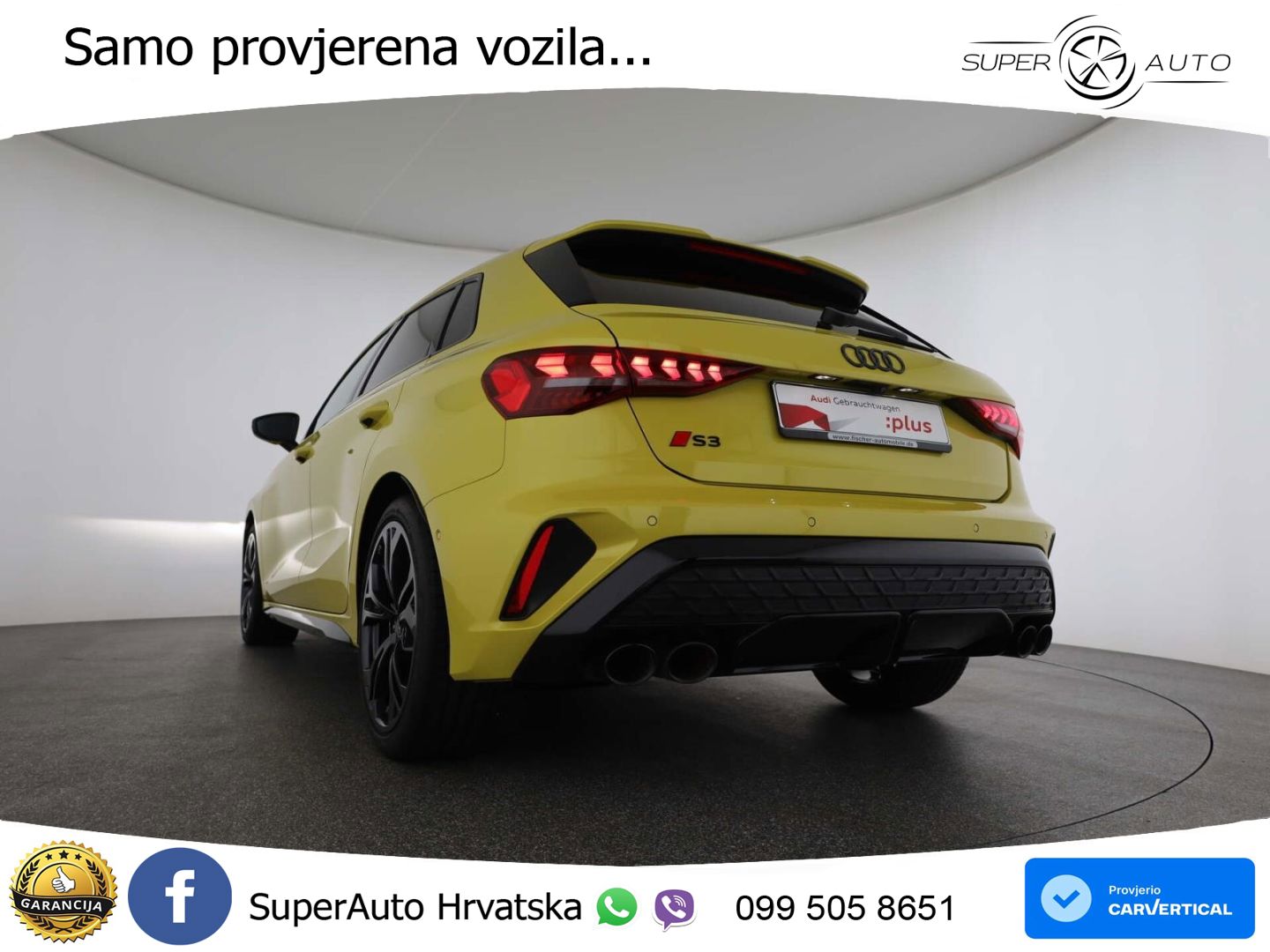 Audi S3 2.0 TFSI (333 KS) quattro S tronic LED+GR SJED+ACC