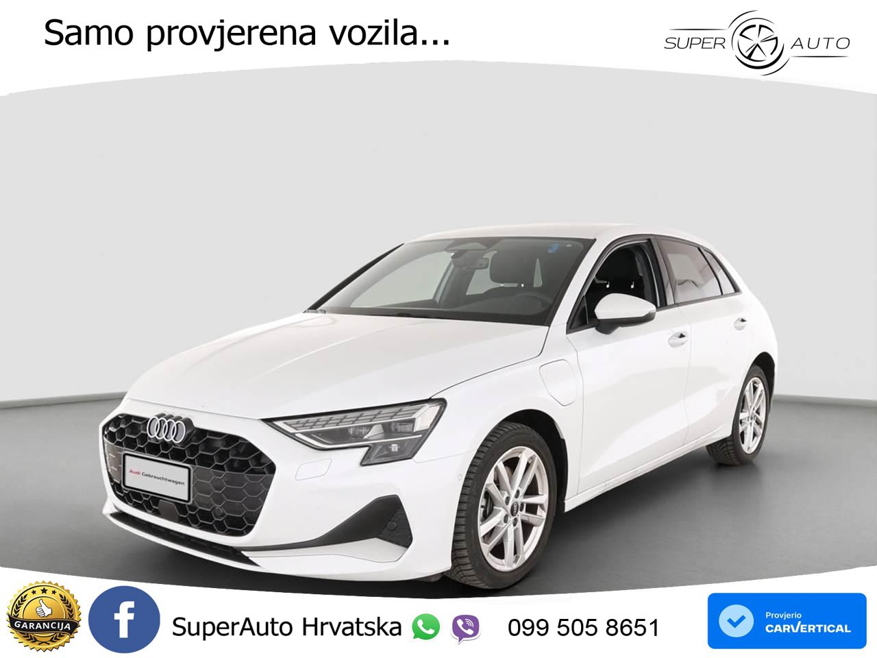Audi A3 Sportback 40 TFSI e (204 KS) Plug-in Hybrid S tronic LED+GR SJED+ACC
