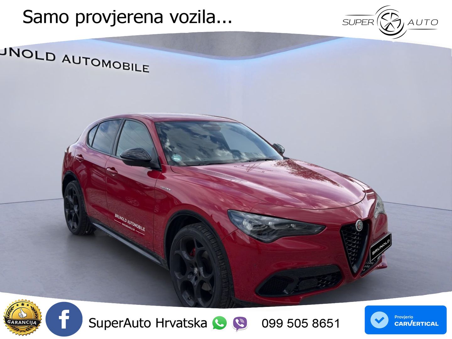 Alfa Romeo Stelvio 2.0 Turbo (280 KS) Q4 Automatic LED+GR SJED+ACC