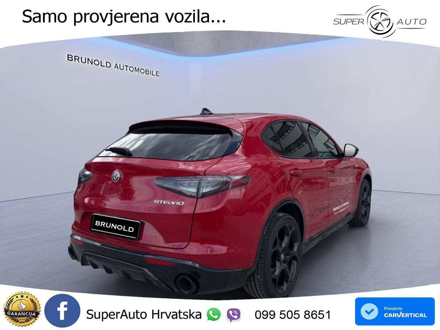 Alfa Romeo Stelvio 2.0 Turbo (280 KS) Q4 Automatic LED+GR SJED+ACC