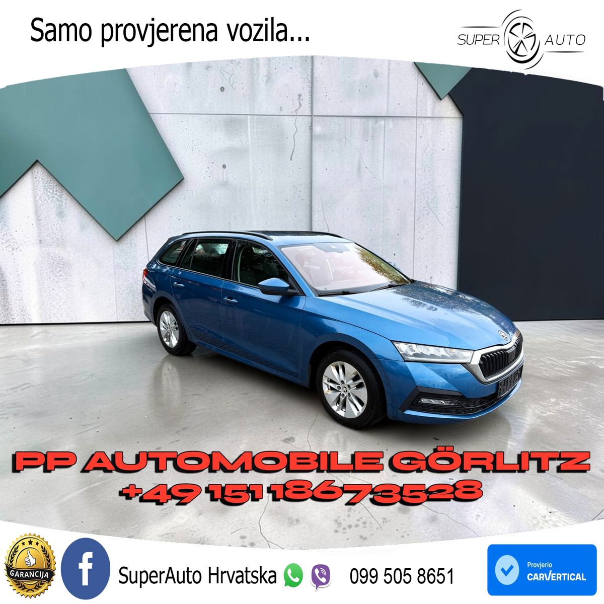 Škoda Octavia Combi 1.5 TSI (150 KS) LED+GR SJED+ACC