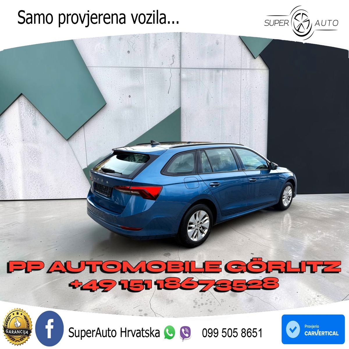 Škoda Octavia Combi 1.5 TSI (150 KS) LED+GR SJED+ACC