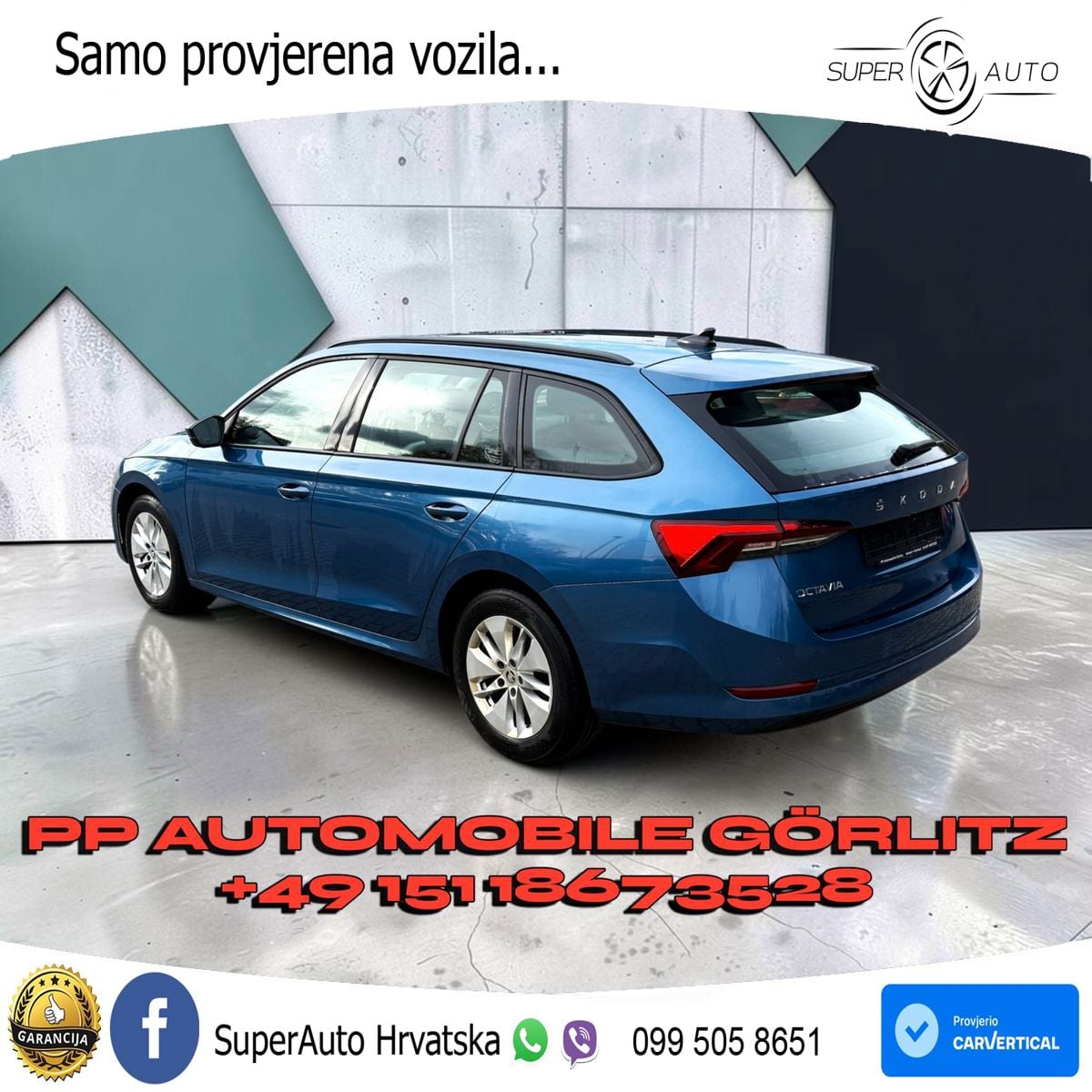 Škoda Octavia Combi 1.5 TSI (150 KS) LED+GR SJED+ACC