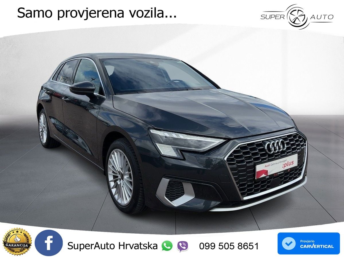 Audi A3 40 TFSIe (204 KS) S tronic advanced MATRIX+GR SJED+KAM
