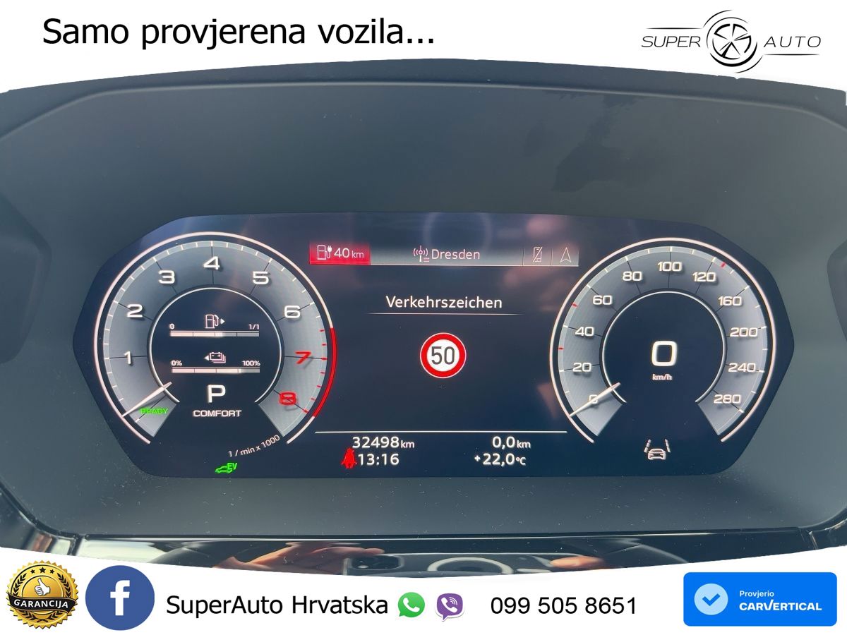 Audi A3 40 TFSIe (204 KS) S tronic advanced MATRIX+GR SJED+KAM