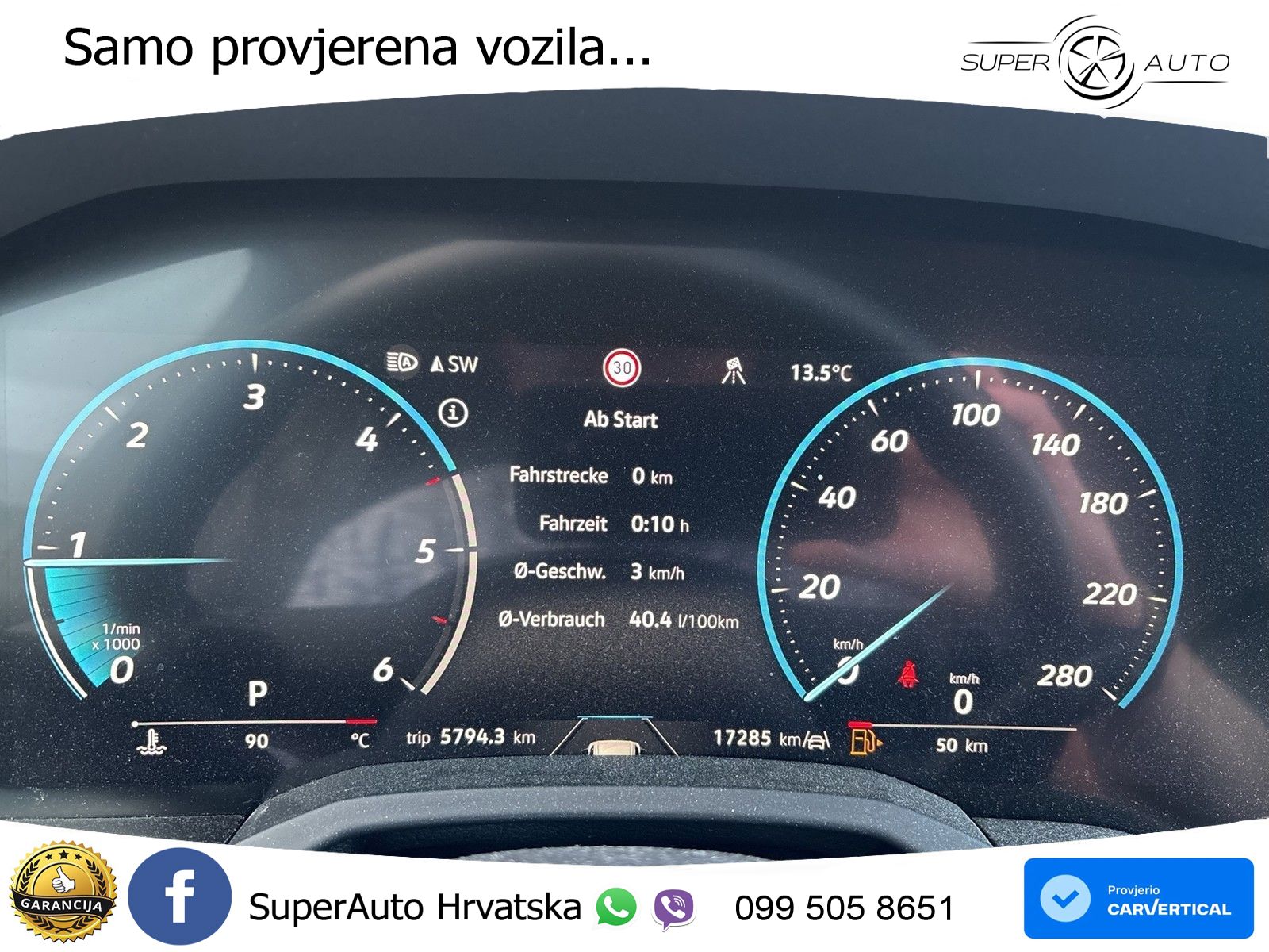Volkswagen Touareg 3.0 V6 TDI (231 KS) 4MOTION Tiptronic ZRAČNI+ACC+GR SJED+KAM