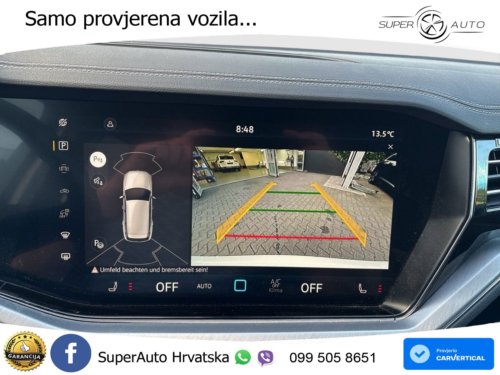 Volkswagen Touareg 3.0 V6 TDI (231 KS) 4MOTION Tiptronic ZRAČNI+ACC+GR SJED+KAM