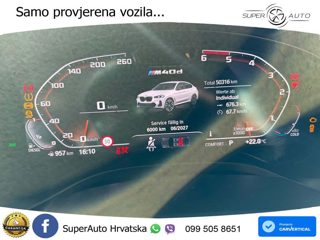 BMW X4 M40d (340 KS) xDrive Steptronic LED+GR SJED+ACC
