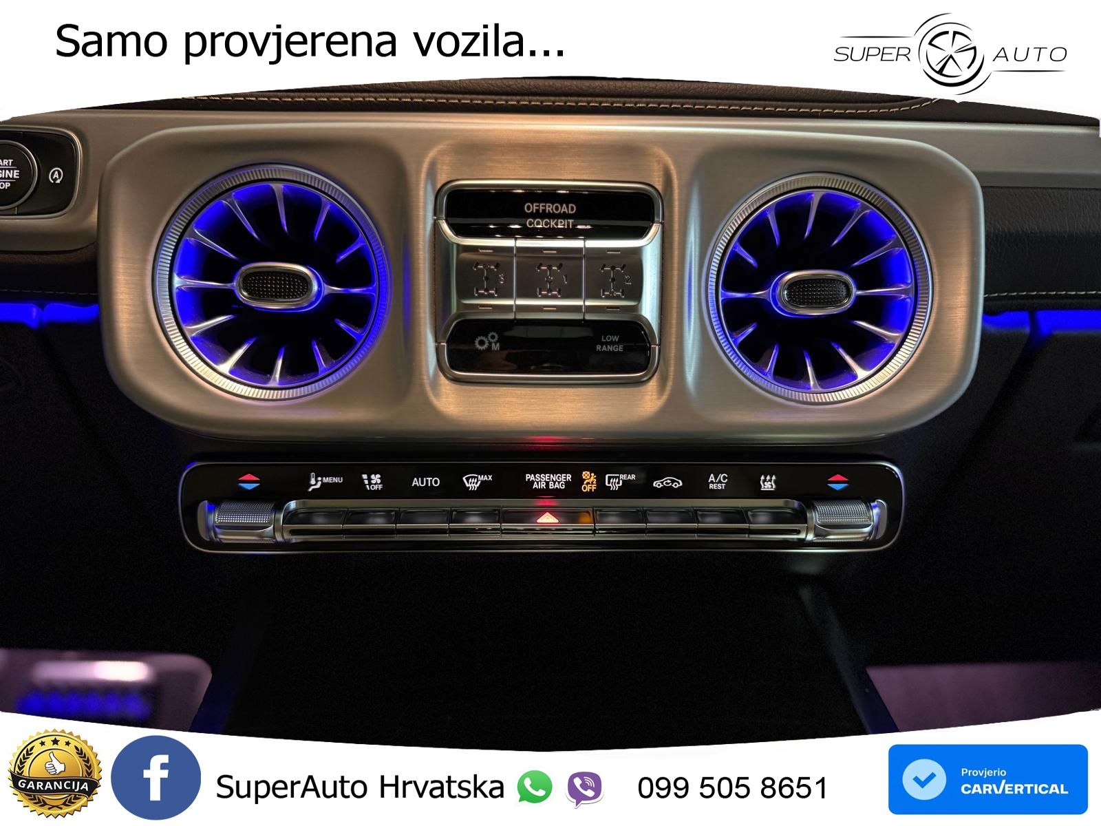 Mercedes AMG G 63 Long V8 (585 KS) 4MATIC 9G-TRONIC AMG SPEEDSHIFT TCT LED+GR SJED+ACC