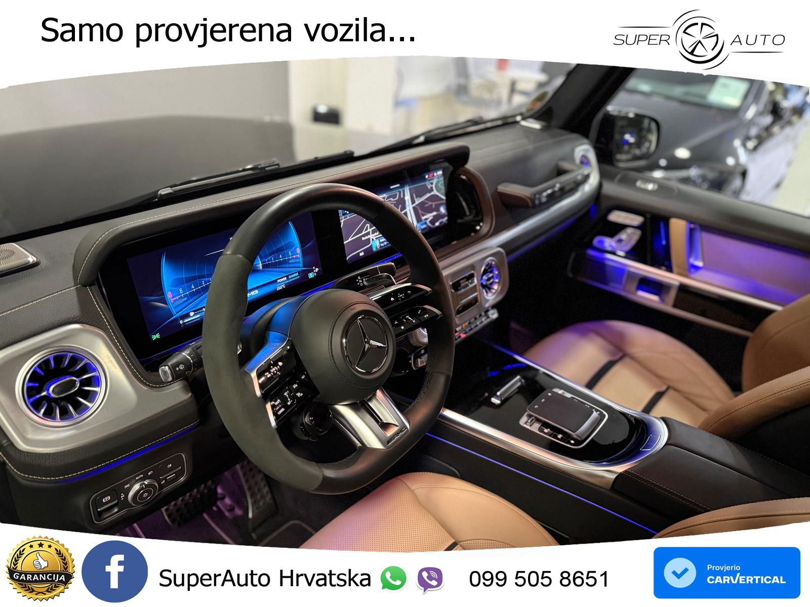 Mercedes AMG G 63 Long V8 (585 KS) 4MATIC 9G-TRONIC AMG SPEEDSHIFT TCT LED+GR SJED+ACC