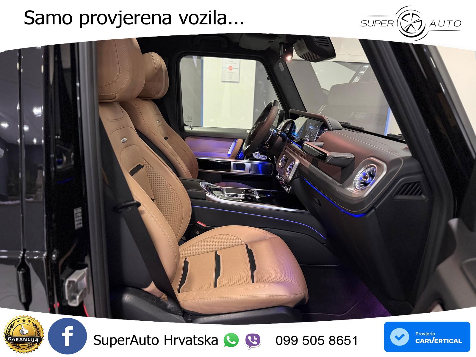 Mercedes AMG G 63 Long V8 (585 KS) 4MATIC 9G-TRONIC AMG SPEEDSHIFT TCT LED+GR SJED+ACC