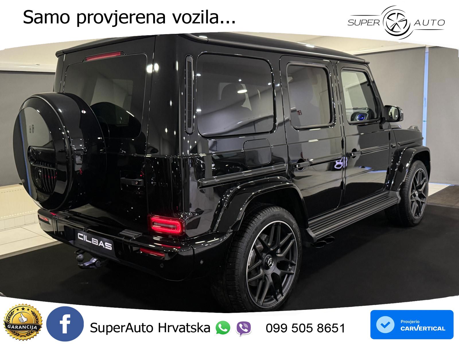 Mercedes AMG G 63 Long V8 (585 KS) 4MATIC 9G-TRONIC AMG SPEEDSHIFT TCT LED+GR SJED+ACC
