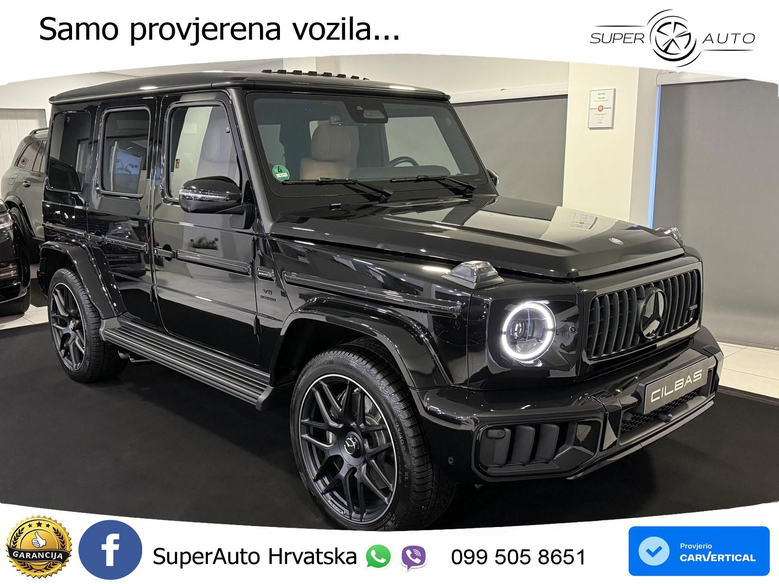 Mercedes AMG G 63 Long V8 (585 KS) 4MATIC 9G-TRONIC AMG SPEEDSHIFT TCT LED+GR SJED+ACC