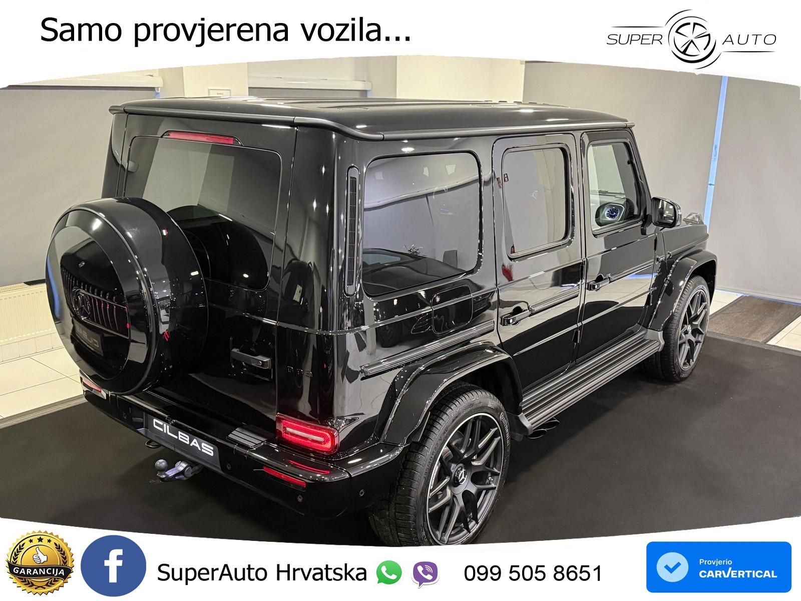 Mercedes AMG G 63 Long V8 (585 KS) 4MATIC 9G-TRONIC AMG SPEEDSHIFT TCT LED+GR SJED+ACC