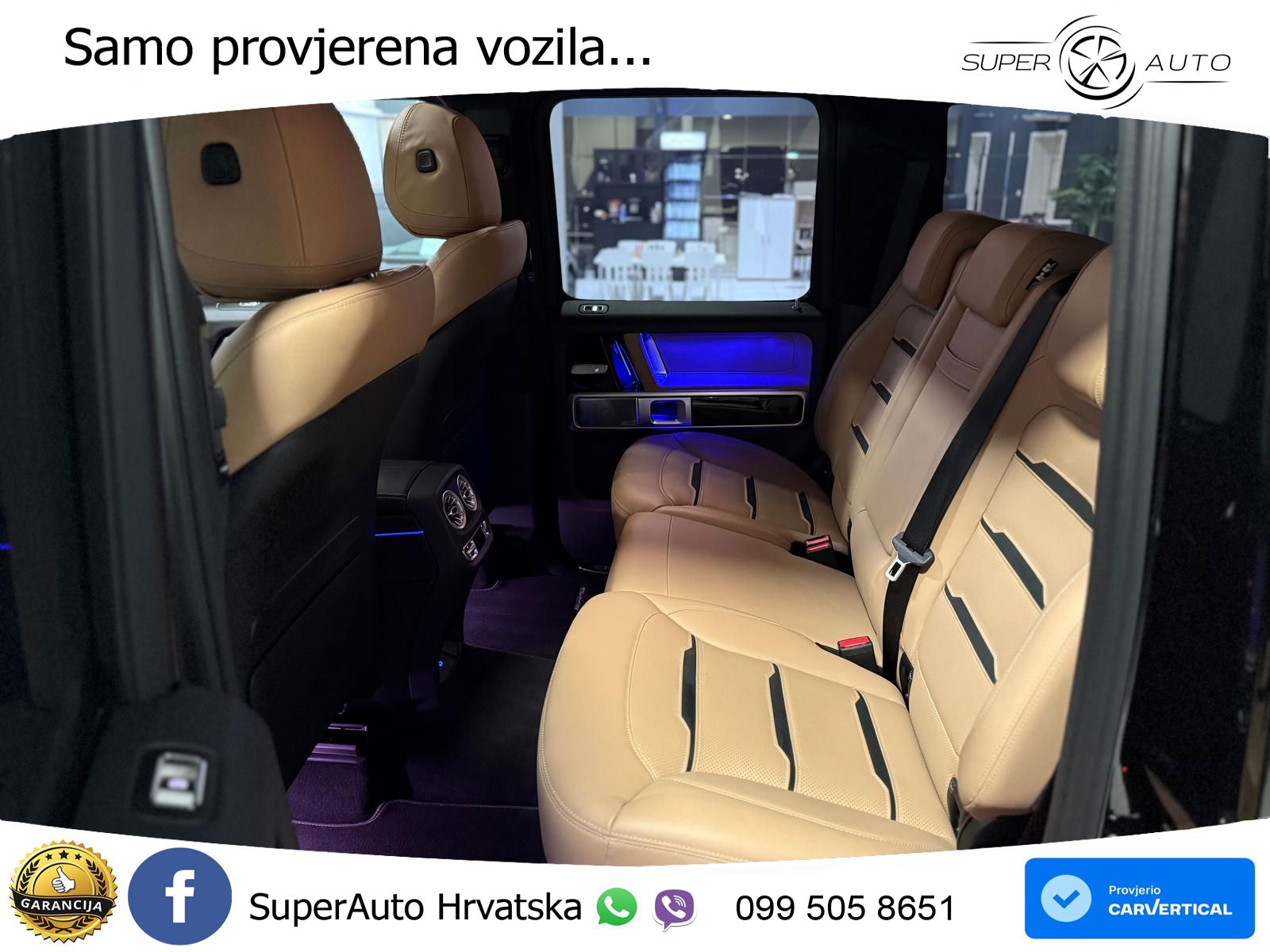 Mercedes AMG G 63 Long V8 (585 KS) 4MATIC 9G-TRONIC AMG SPEEDSHIFT TCT LED+GR SJED+ACC