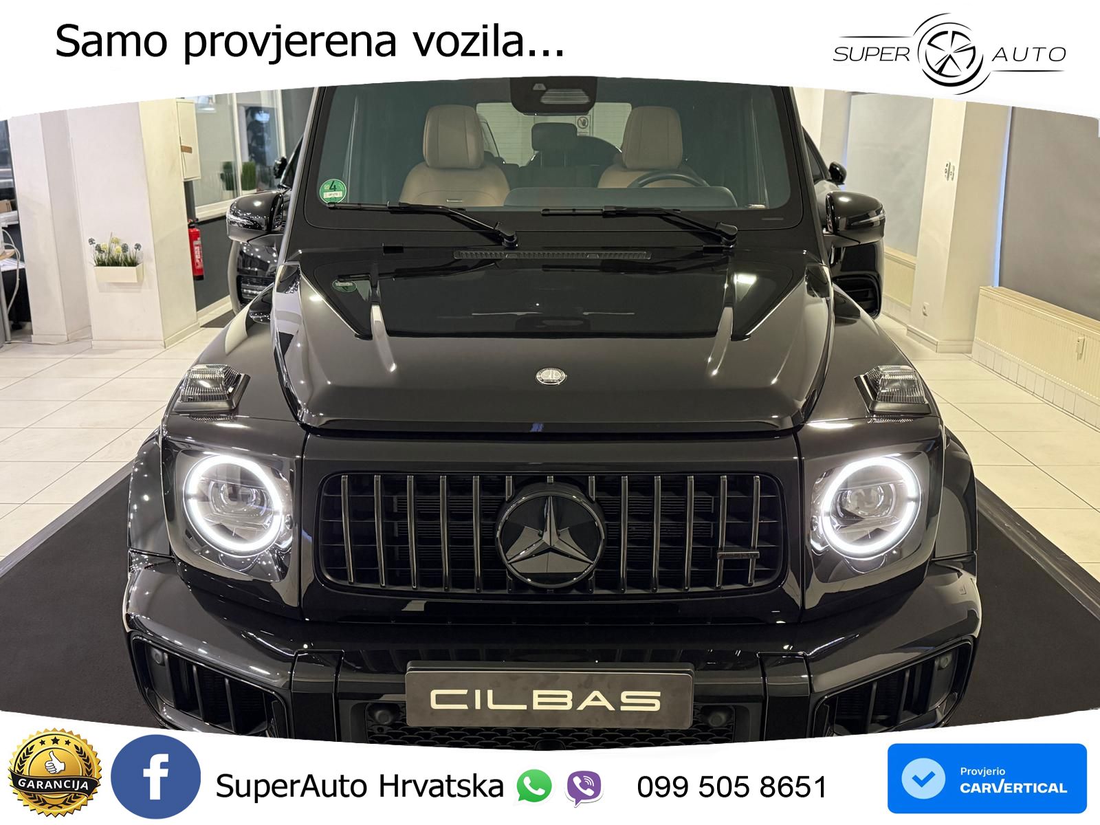 Mercedes AMG G 63 Long V8 (585 KS) 4MATIC 9G-TRONIC AMG SPEEDSHIFT TCT LED+GR SJED+ACC