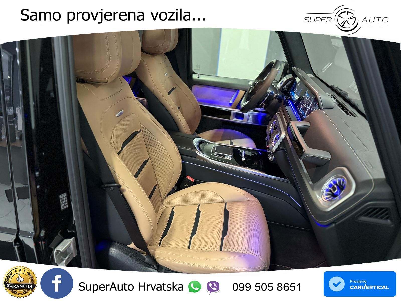 Mercedes AMG G 63 Long V8 (585 KS) 4MATIC 9G-TRONIC AMG SPEEDSHIFT TCT LED+GR SJED+ACC