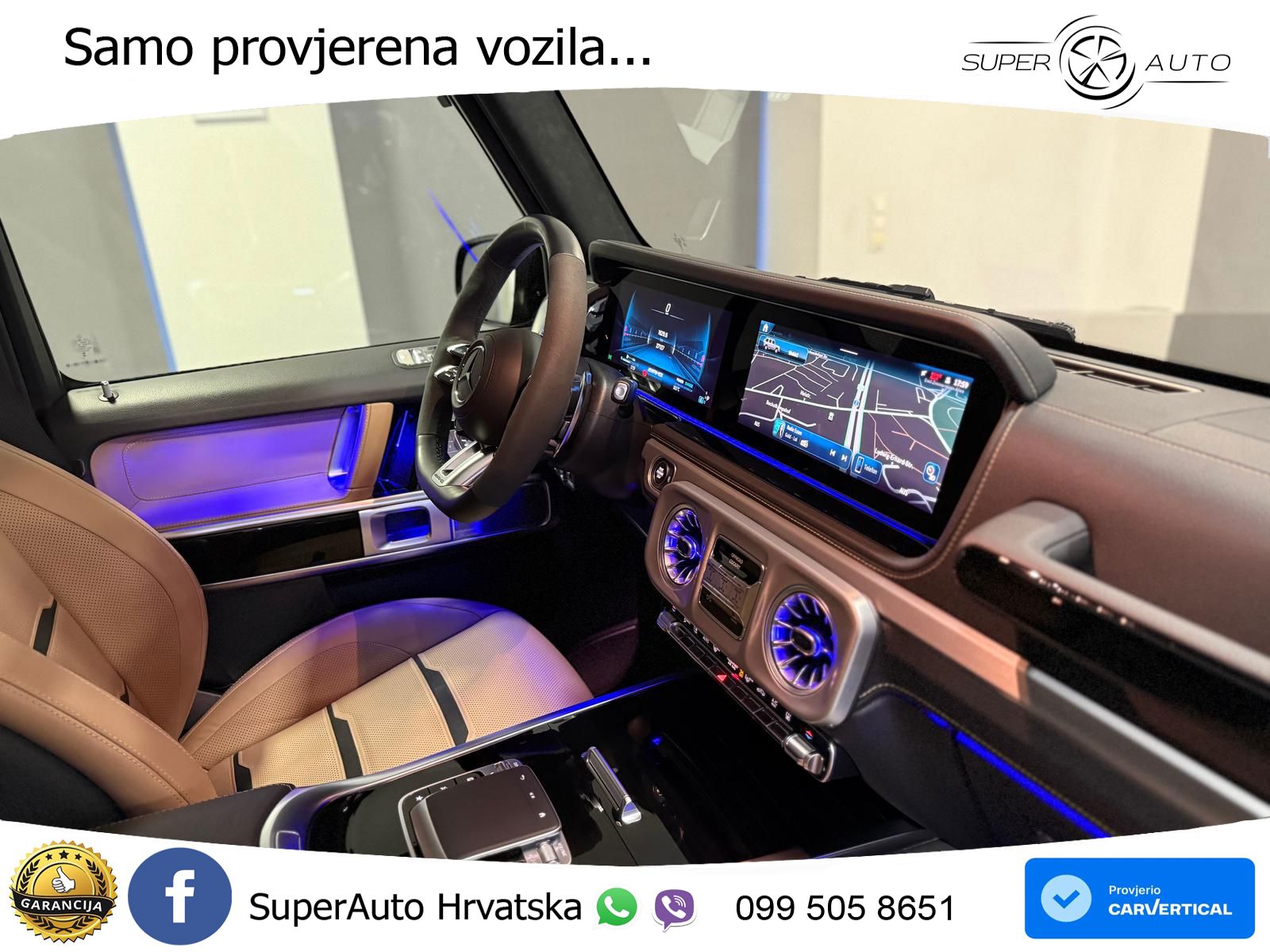 Mercedes AMG G 63 Long V8 (585 KS) 4MATIC 9G-TRONIC AMG SPEEDSHIFT TCT LED+GR SJED+ACC