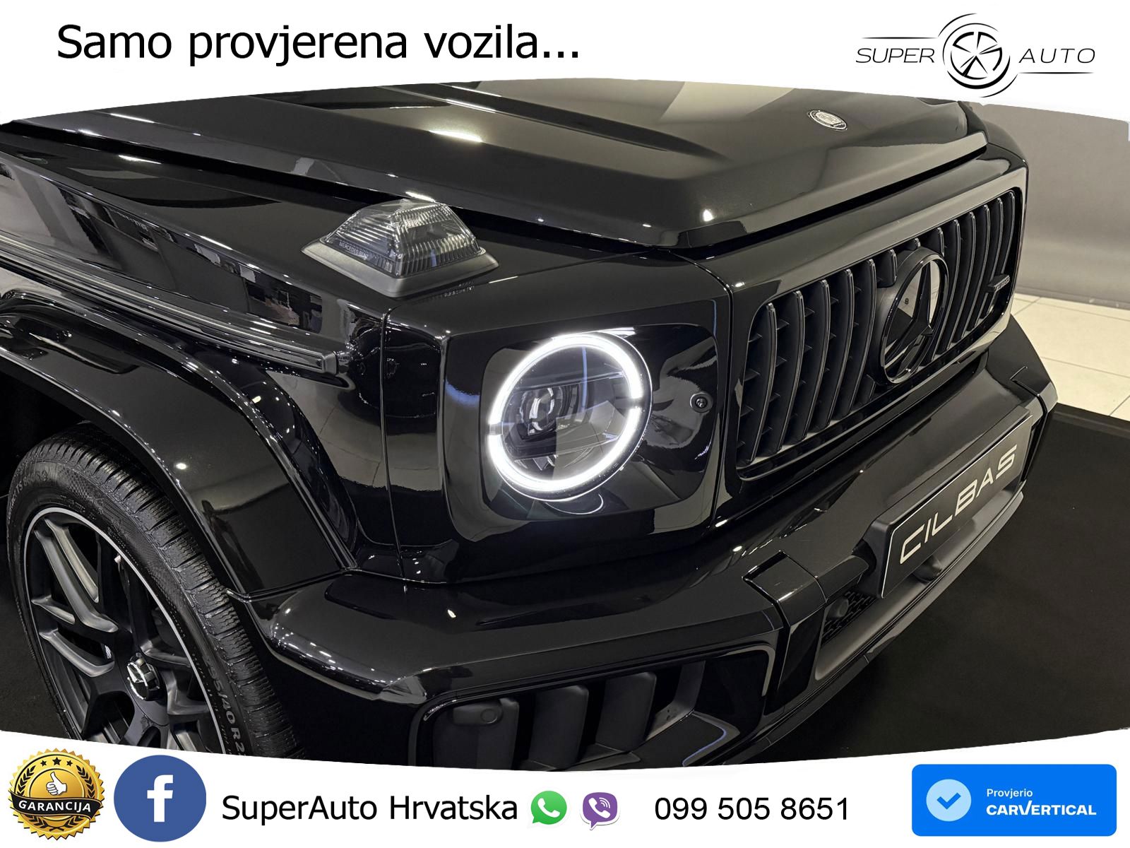 Mercedes AMG G 63 Long V8 (585 KS) 4MATIC 9G-TRONIC AMG SPEEDSHIFT TCT LED+GR SJED+ACC