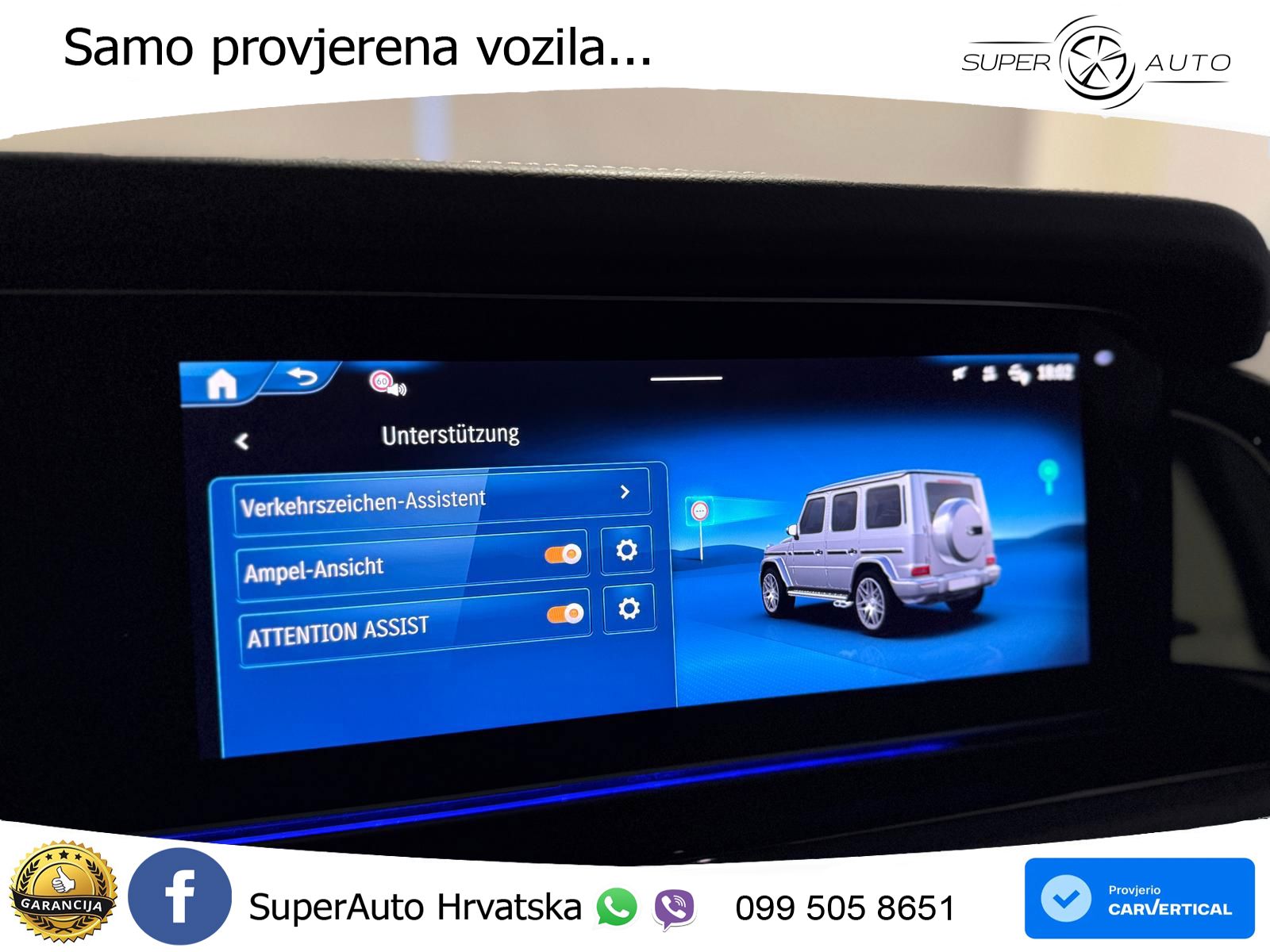 Mercedes AMG G 63 Long V8 (585 KS) 4MATIC 9G-TRONIC AMG SPEEDSHIFT TCT LED+GR SJED+ACC