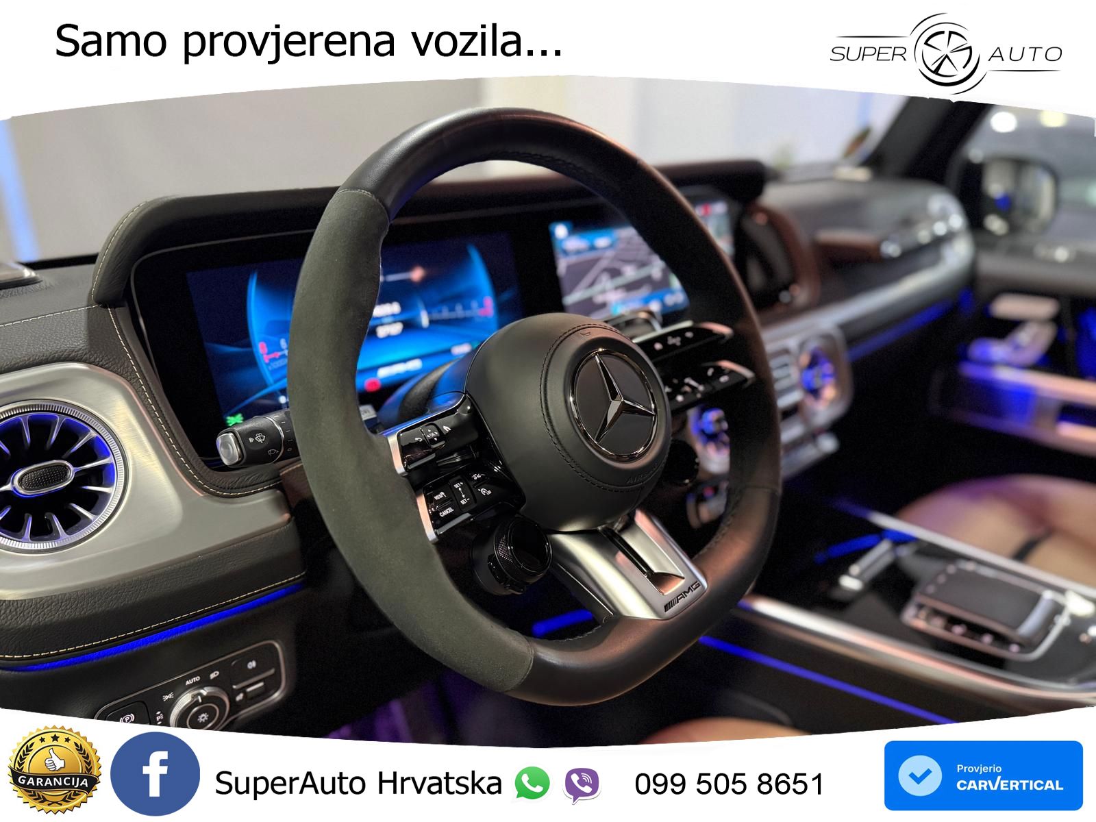 Mercedes AMG G 63 Long V8 (585 KS) 4MATIC 9G-TRONIC AMG SPEEDSHIFT TCT LED+GR SJED+ACC