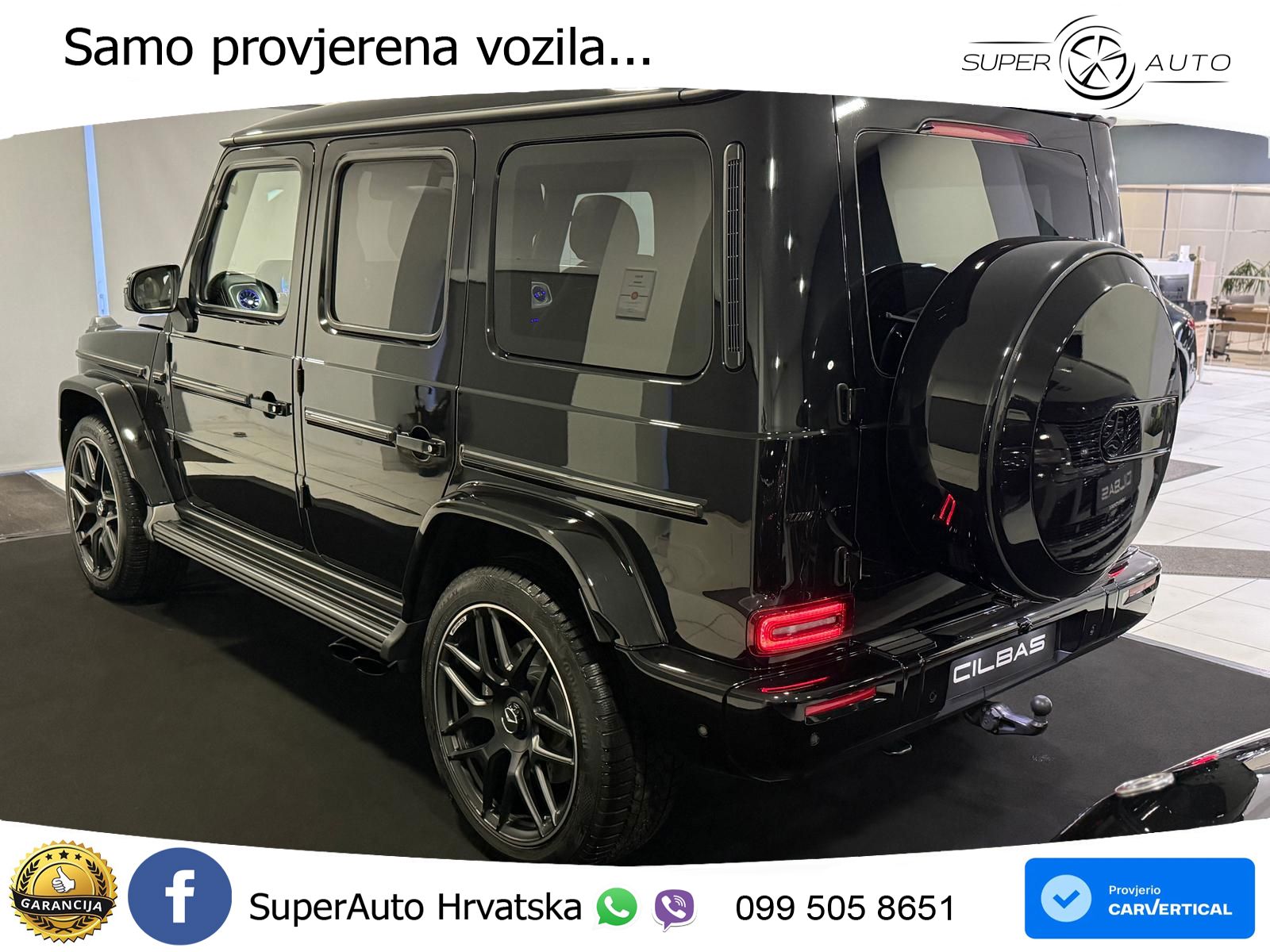 Mercedes AMG G 63 Long V8 (585 KS) 4MATIC 9G-TRONIC AMG SPEEDSHIFT TCT LED+GR SJED+ACC