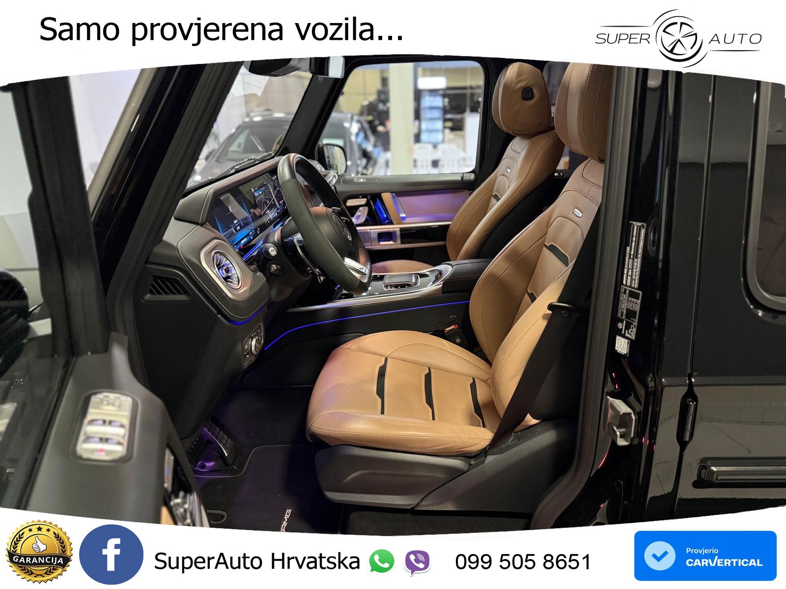 Mercedes AMG G 63 Long V8 (585 KS) 4MATIC 9G-TRONIC AMG SPEEDSHIFT TCT LED+GR SJED+ACC