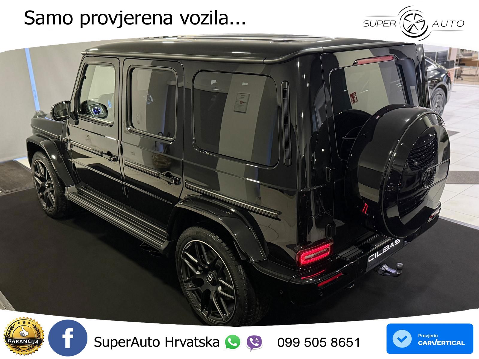 Mercedes AMG G 63 Long V8 (585 KS) 4MATIC 9G-TRONIC AMG SPEEDSHIFT TCT LED+GR SJED+ACC