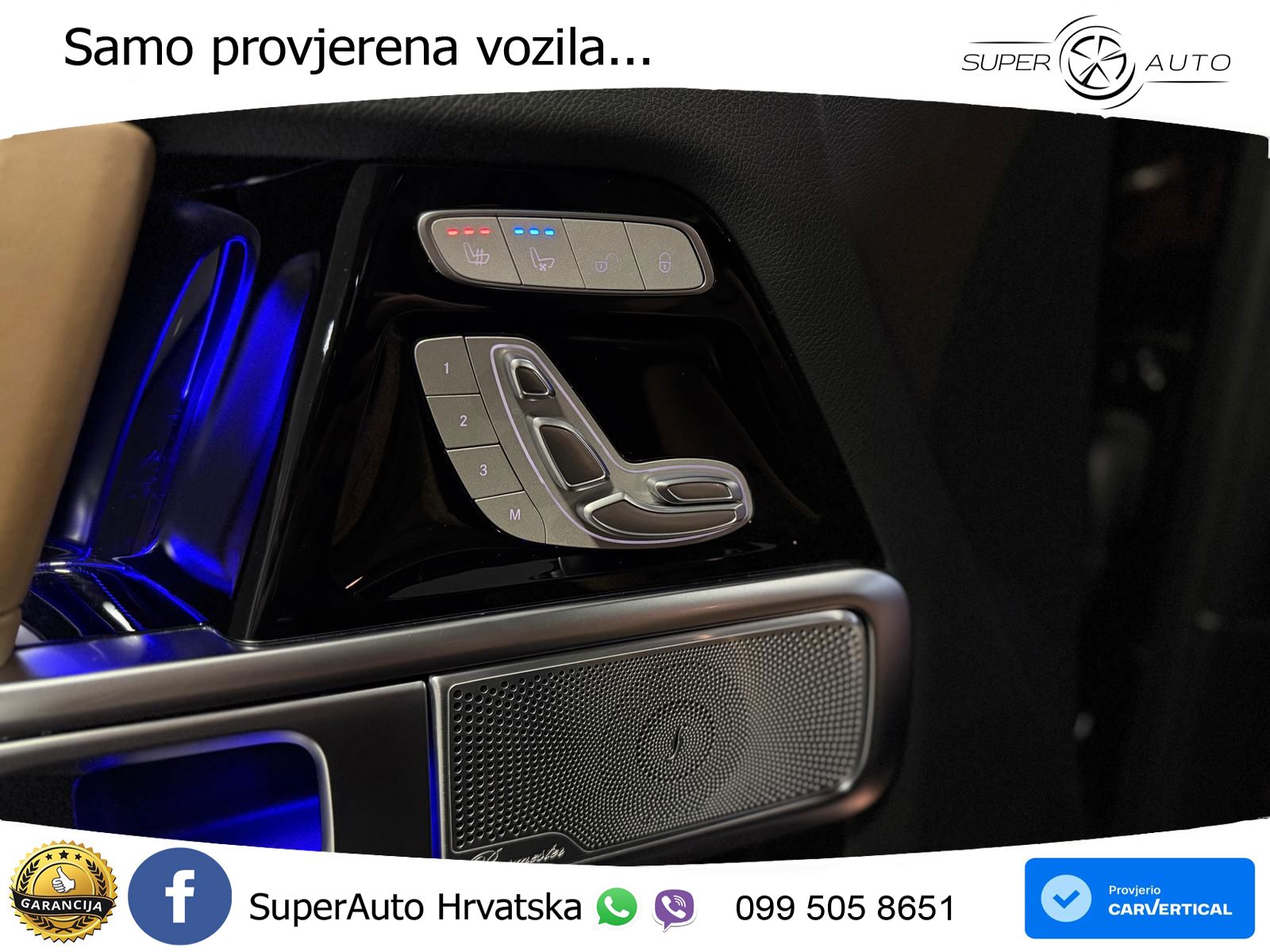 Mercedes AMG G 63 Long V8 (585 KS) 4MATIC 9G-TRONIC AMG SPEEDSHIFT TCT LED+GR SJED+ACC