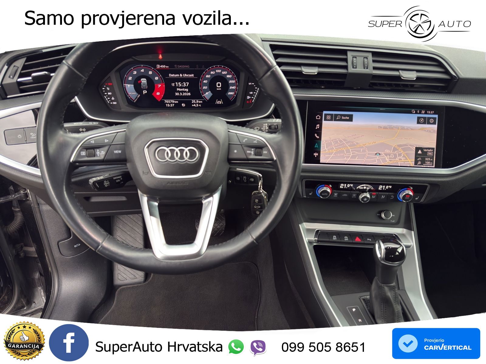 Audi Q3 40 TFSI (190 KS) quattro S tronic LED+GR SJED+ACC