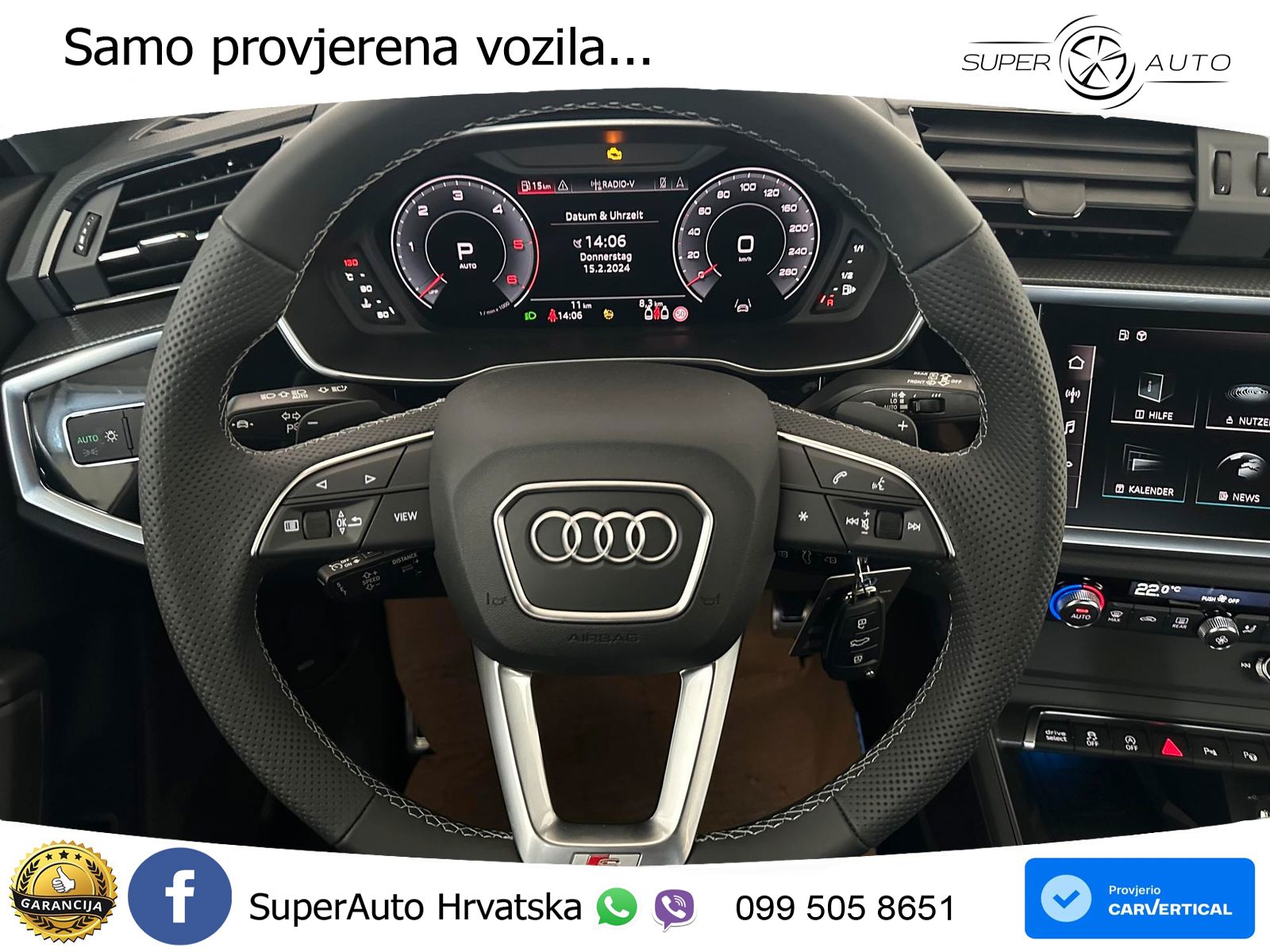 Audi Q3 40 TDI (200 KS) quattro S tronic S line MATRIX+GR SJED+KAM